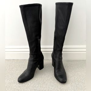 Black Coach knee high boots
